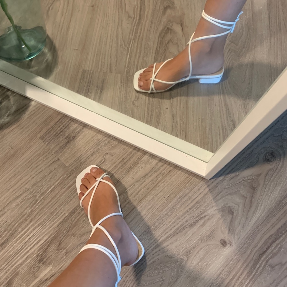 Strapped heels